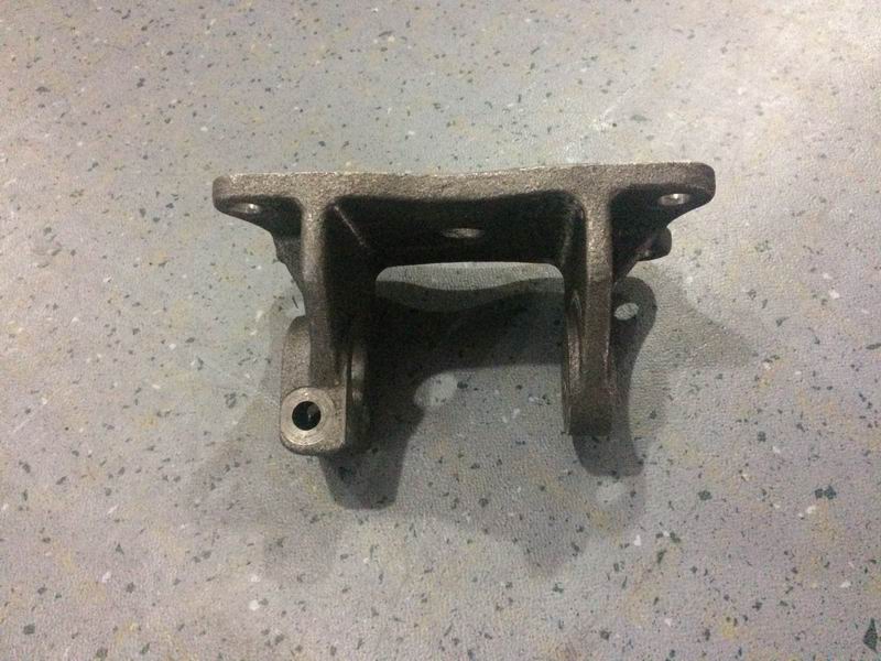 Leaf spring fixing bracket Φ20-75 (before 20), without paint-2