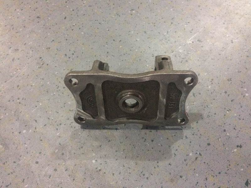 Leaf spring fixing bracket Φ20-75 (before 20), without paint-3