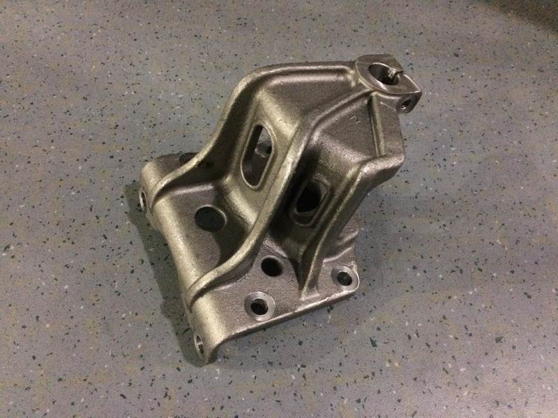 Leaf spring fixing bracket, M20, φ32, 90, 85, side-down