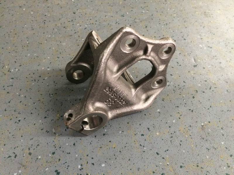 Leaf spring fixing bracket, φ20, φ32, 75,-25, side-down-1