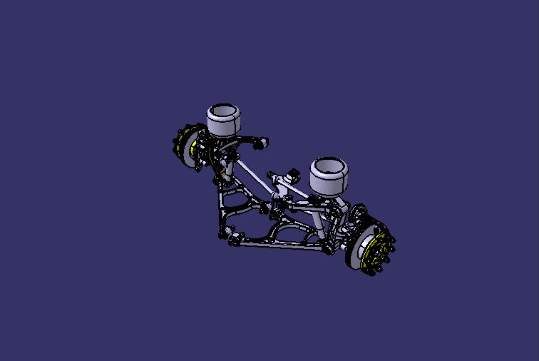 SI75G-02 front independent suspension, homemade 7.5t, Knoll disk, BU