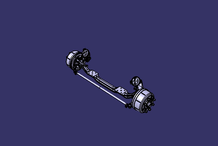 Передний мост в сборе (Fangsheng 3T /ABS/Longzhong/Левый руль направления)