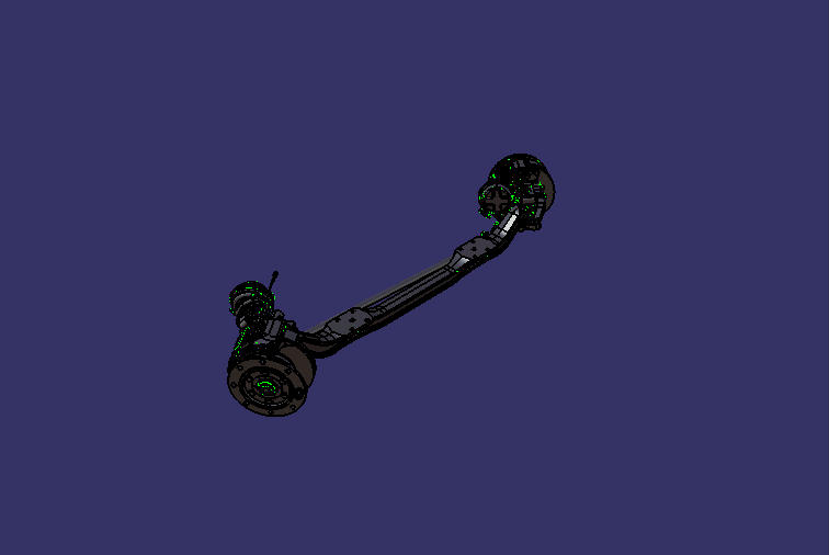 Front axle assembly (lean up/3.5T/disk/TRB/with ABS)