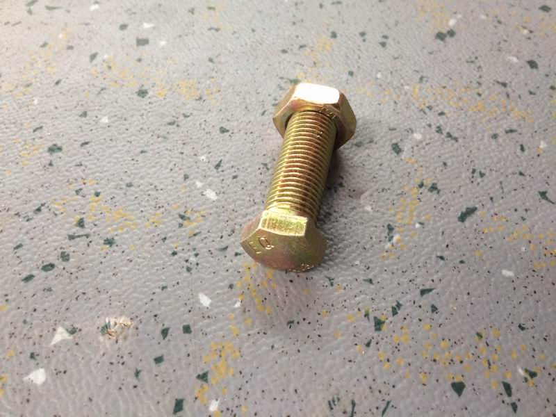 Steering limit bolts