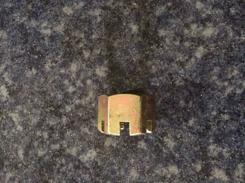 Straight-tie arm groove nut-1