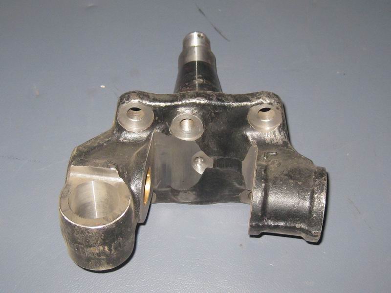Steering joint assembly - left; with key grooves-4