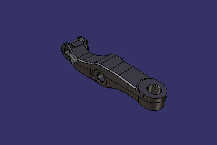 Левая горизонтальная тяга (4. 5T / 170 /большой конец вниз)