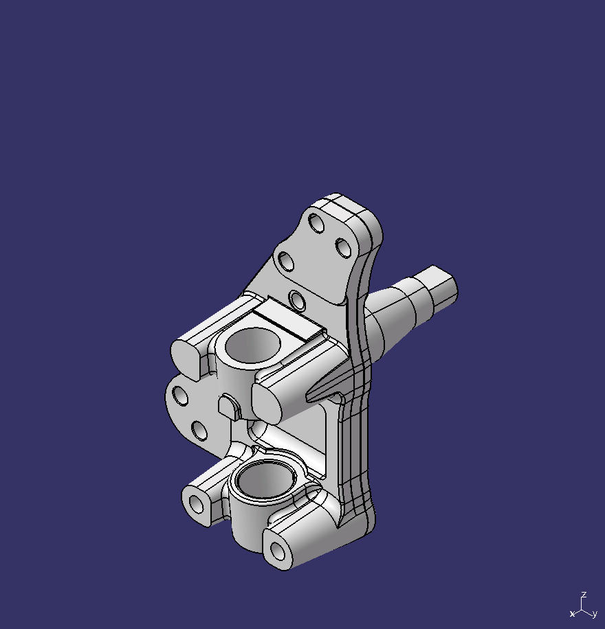 Steering joint, right, 7.5t, disc/φ58/φ70/φ50