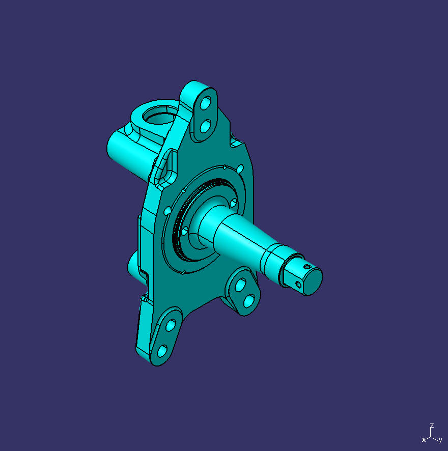 Steering joint assembly, left and right, 5.5T, disc/φ47/full bushing