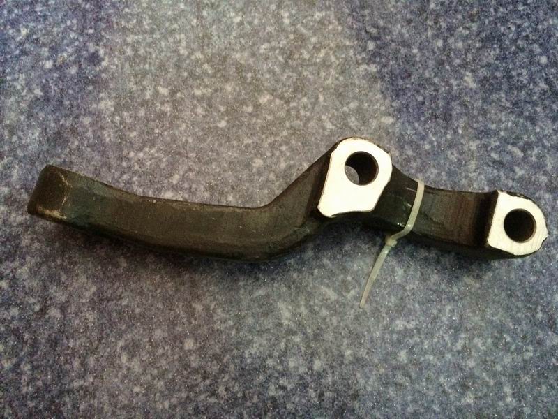 Cross-tie arm, right, 4.5t, 220/big end facing down-1