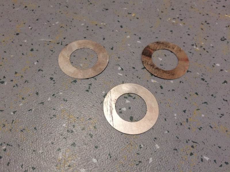 Steering joint adjustment gasket; 3 pieces included-1