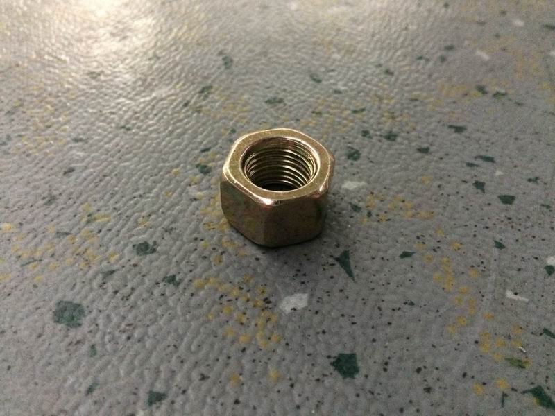 Wedge-shaped locking pin lock nut-1
