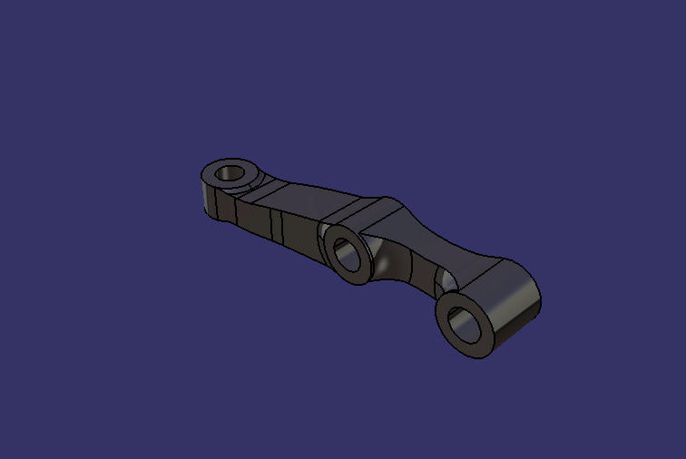 Trolley arm, right, 3.5t, 165/big end facing down