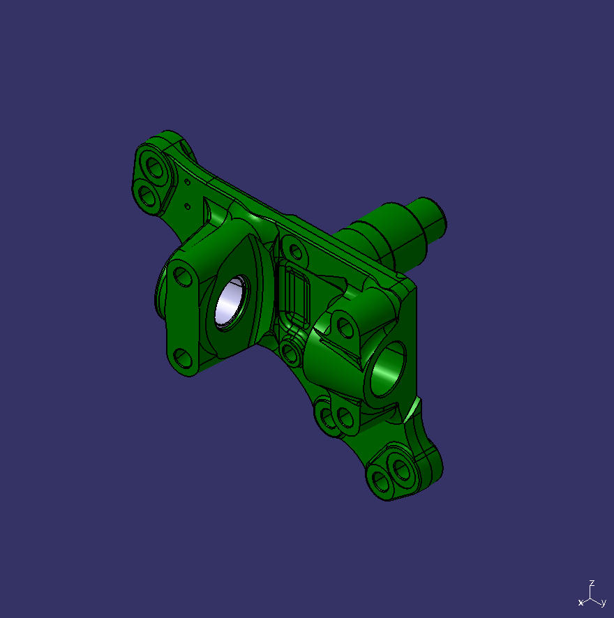 Steering joint with bushing assembly, right, 7.5T, disc/φ70/φ70