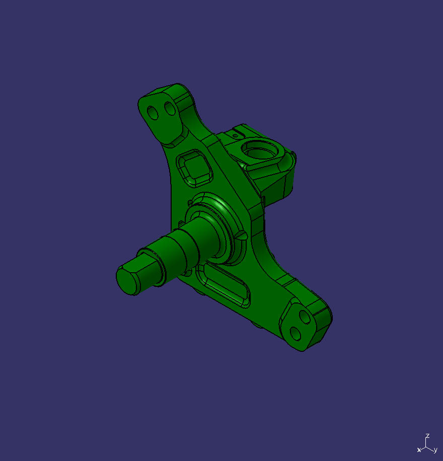 Steering joint with bushing assembly, left, 4.5T, disc/φ42/φ49