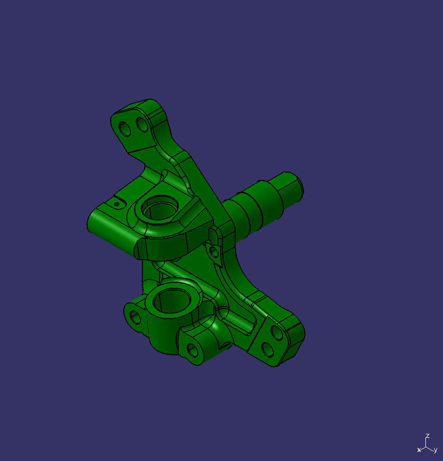 Steering joint with bushing assembly, right, 4.5T, disc/φ42/φ49