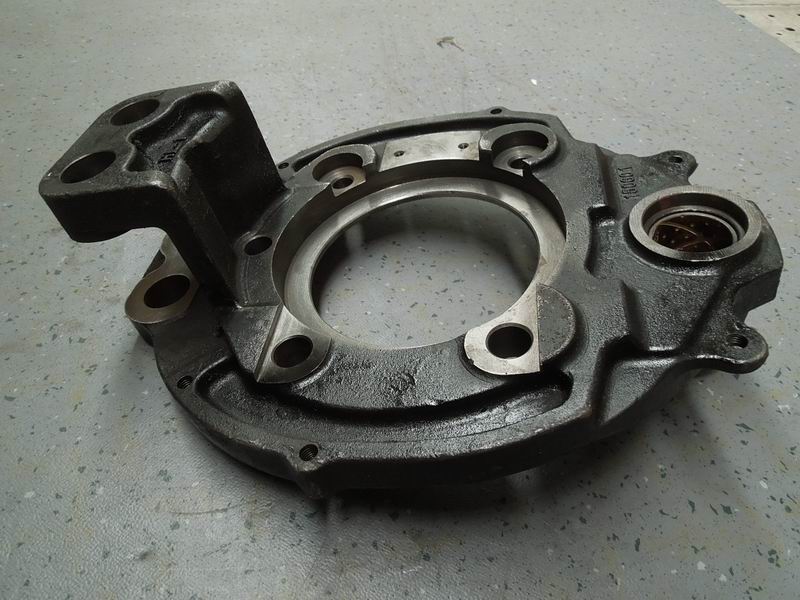 Front right brake base plate assembly