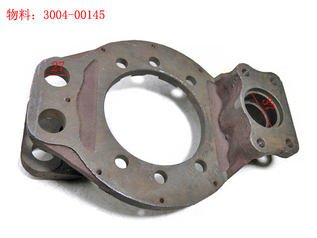 Front brake base plate assembly