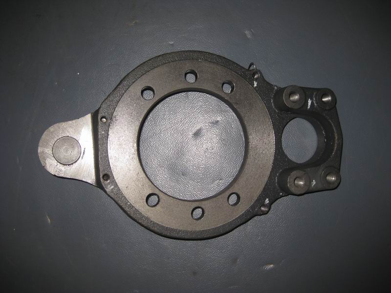 Front brake base plate assembly