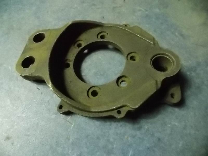 Front brake base plate-right-1