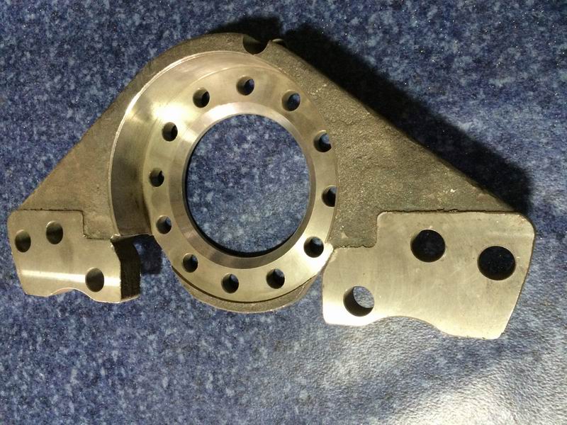 Front brake base plate assembly-right-1