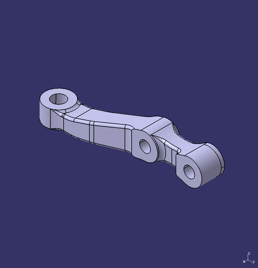 Cross-tie arm, right, 2.5t, 175/big end facing down