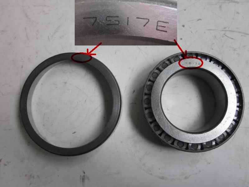 External bearing of the hub; same as 2403-00252