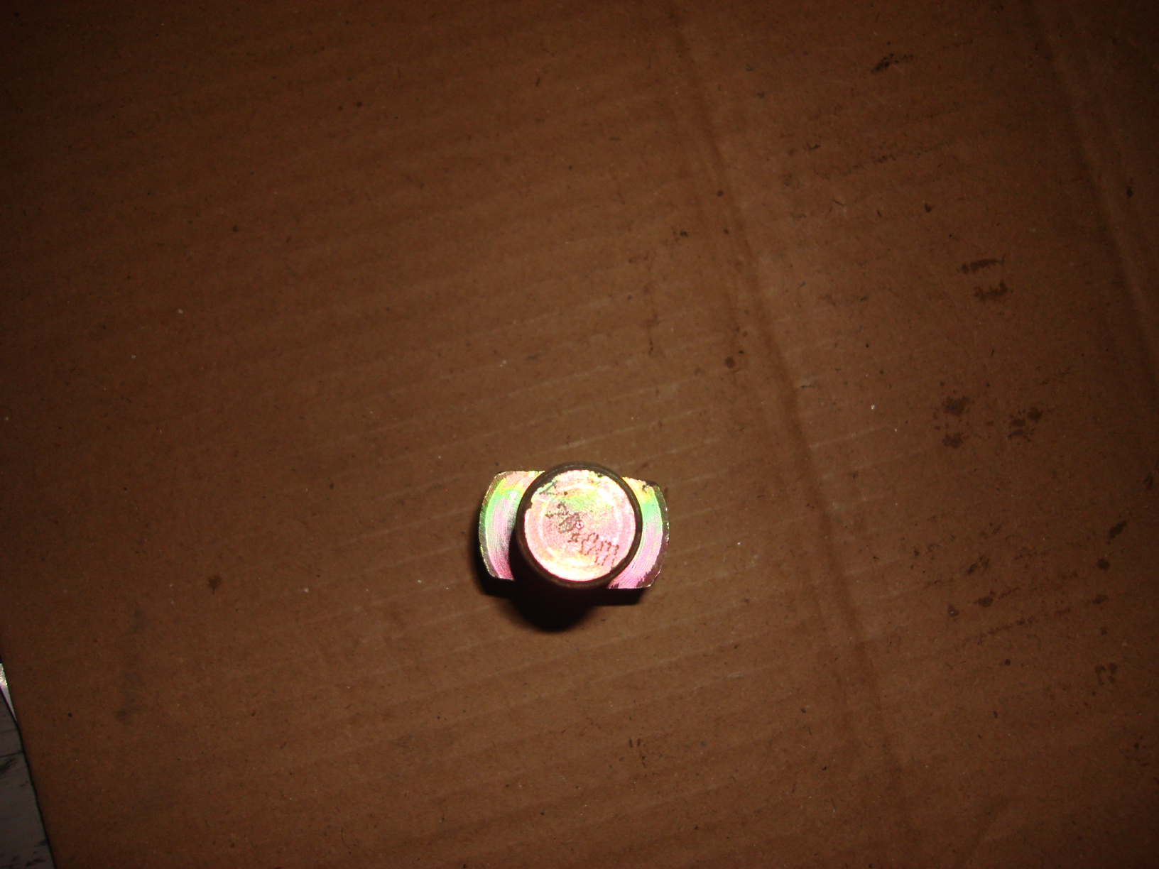 Right front wheel bolt; consume inventory-1