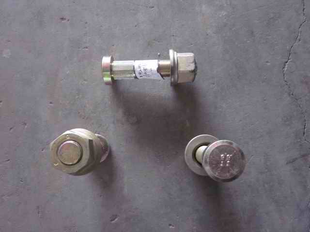 Wheel bolts and nut assembly; contains 2 pieces; all-round left and right
