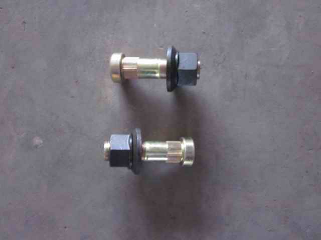 Wheel bolts and nut assembly; 2 pieces included; M22*1.5