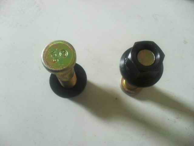 Wheel bolts and nut assembly; including 2 pieces