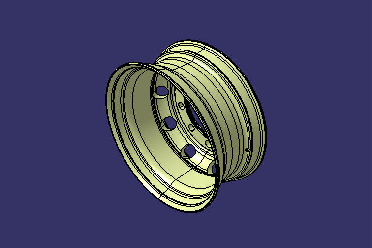 Wheels, aluminum alloy, 9.00x22.5