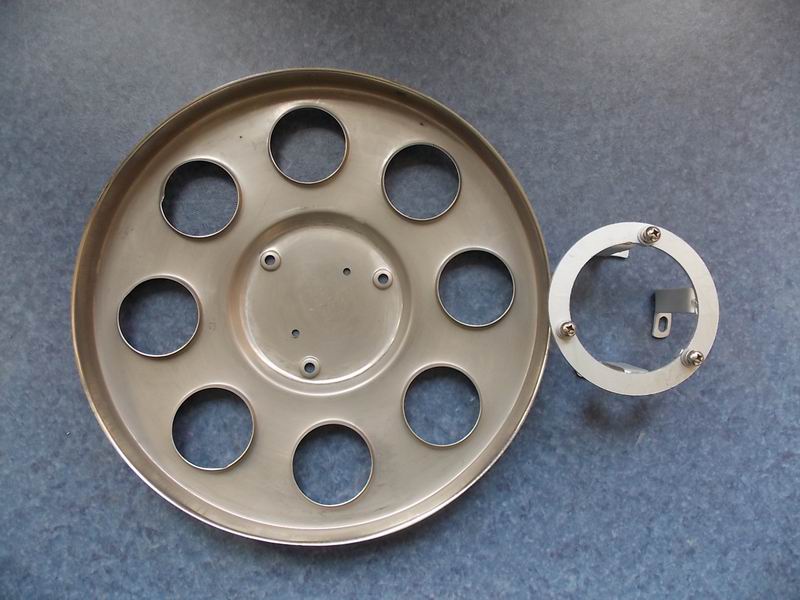 D Eight-hole stainless steel wheel cover 6113HW
