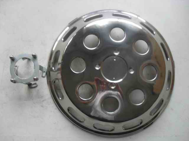 Stainless steel front wheel cover (6118 round hole installed in domestic bridge)