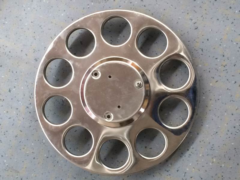 Half stainless steel front wheel cover