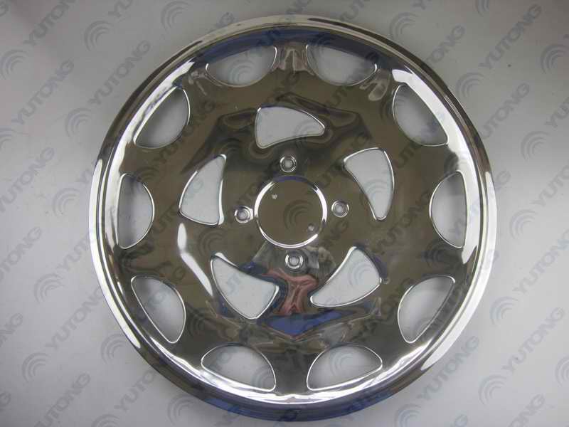 Rear stainless steel wheel cover-right