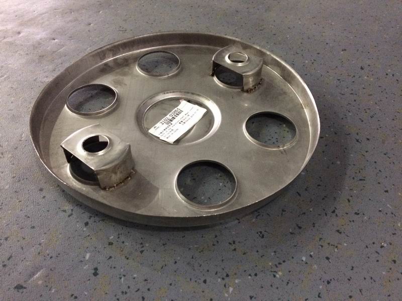 Half-size stainless steel front wheel cover (6752D)
