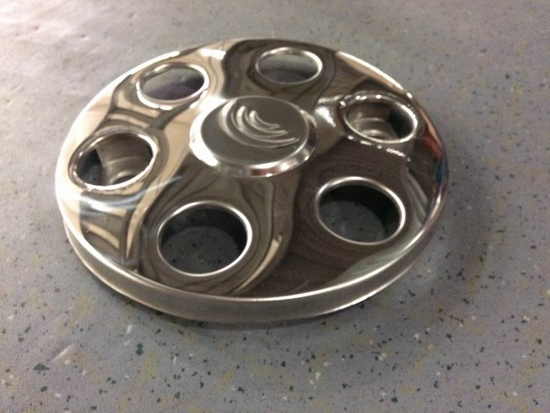 Half-size stainless steel front wheel cover (6752D)-1