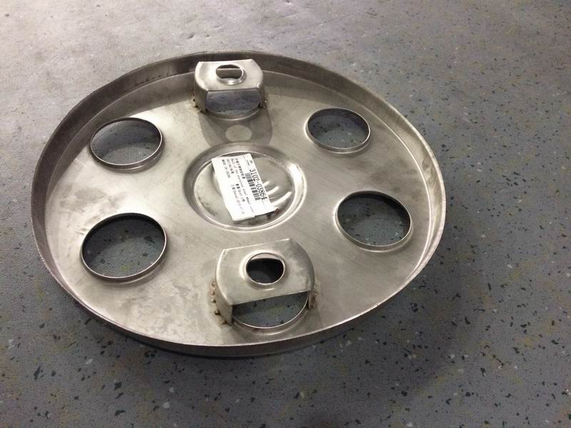 Half-size stainless steel front wheel cover (6752D)-2