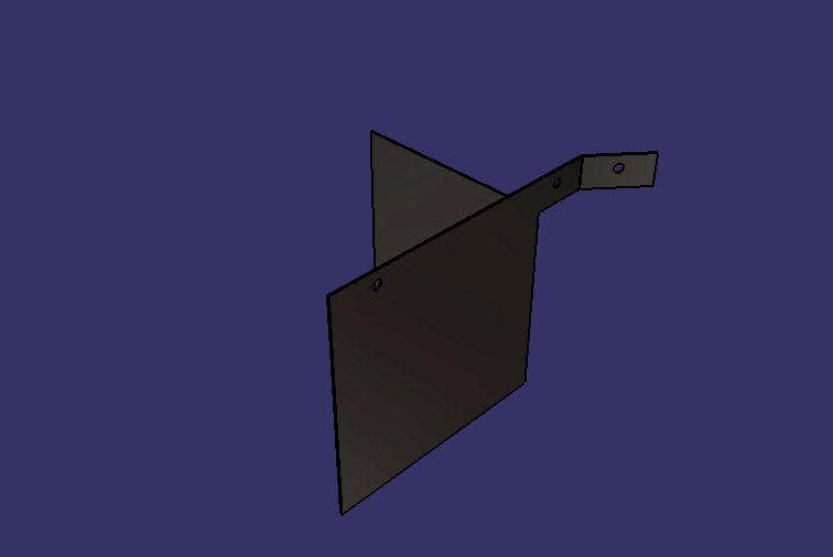 6126HQD9 rear fender pad (right side)