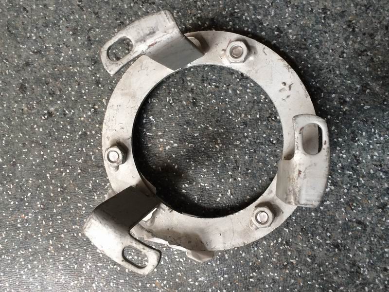 Stainless steel wheel cover bracket-front
