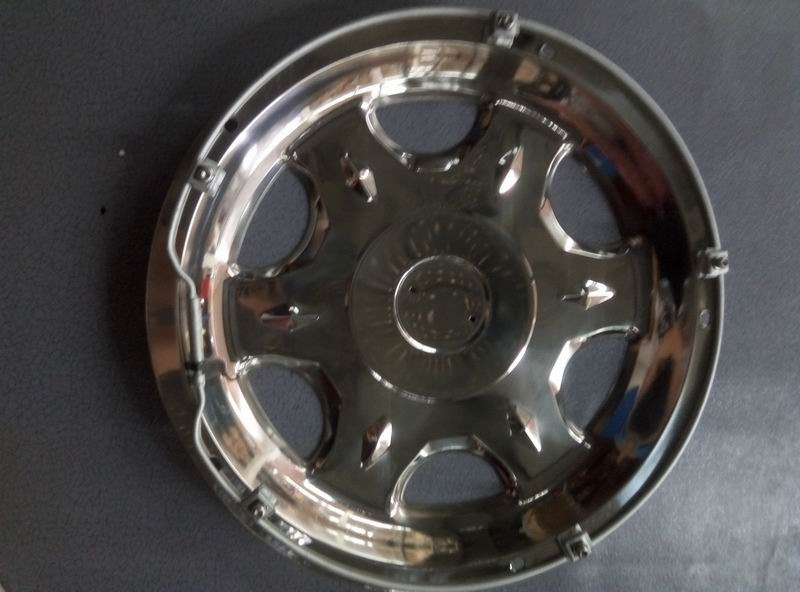 Stainless steel wheel cover-back