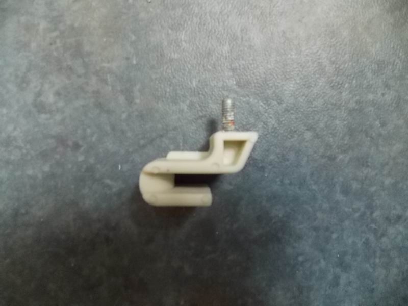 Wheel cover bracket fixing block-front