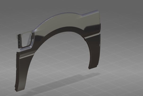 Left side wheel cover assembly-1