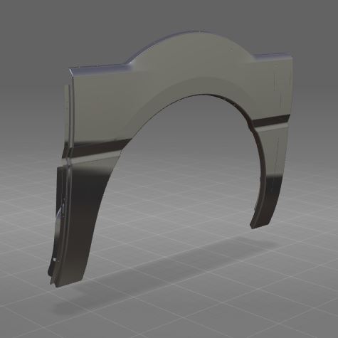 Right wheel cover assembly