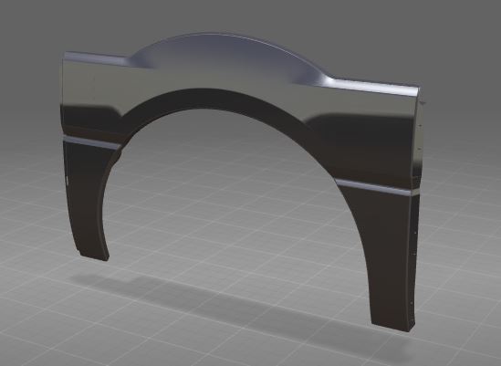 Крышка правого колеса в сборе-1