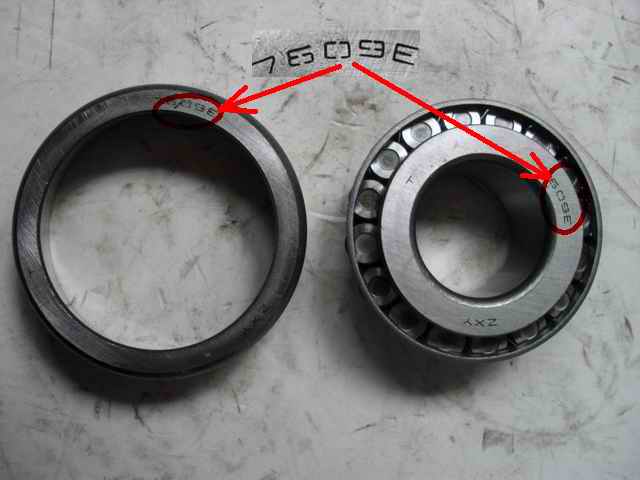 D Hub outer bearing; inner diameter 45; outer diameter 100; thickness 38.25-1