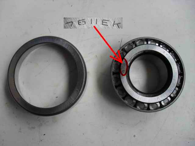 External bearing of the hub; 7611E; Inner diameter 55, Outer diameter 120-1