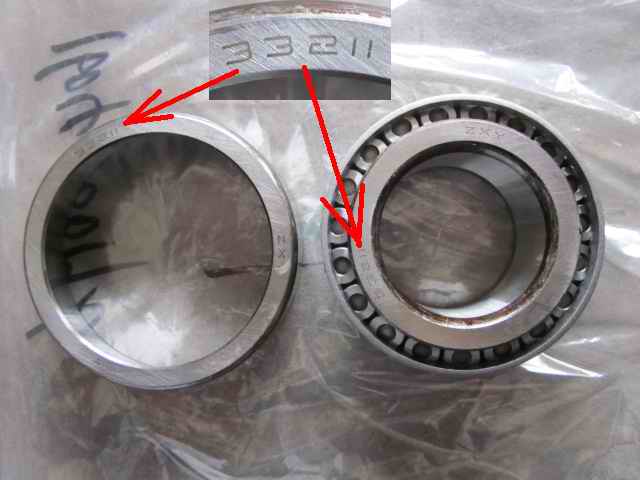 Hub inner bearing; inner diameter 55; outer diameter 100; thickness 35-1