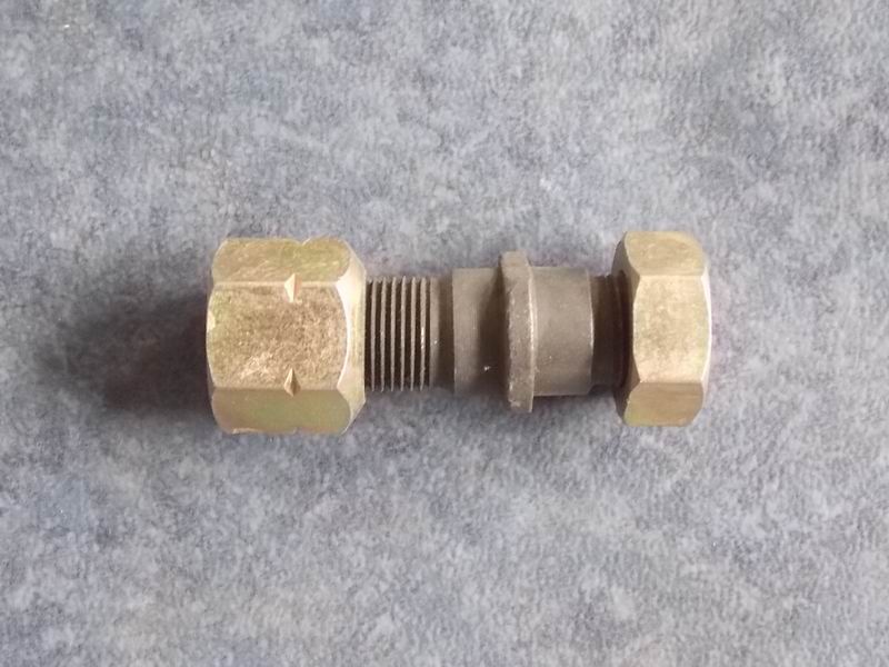 Front wheel bolt nut - left